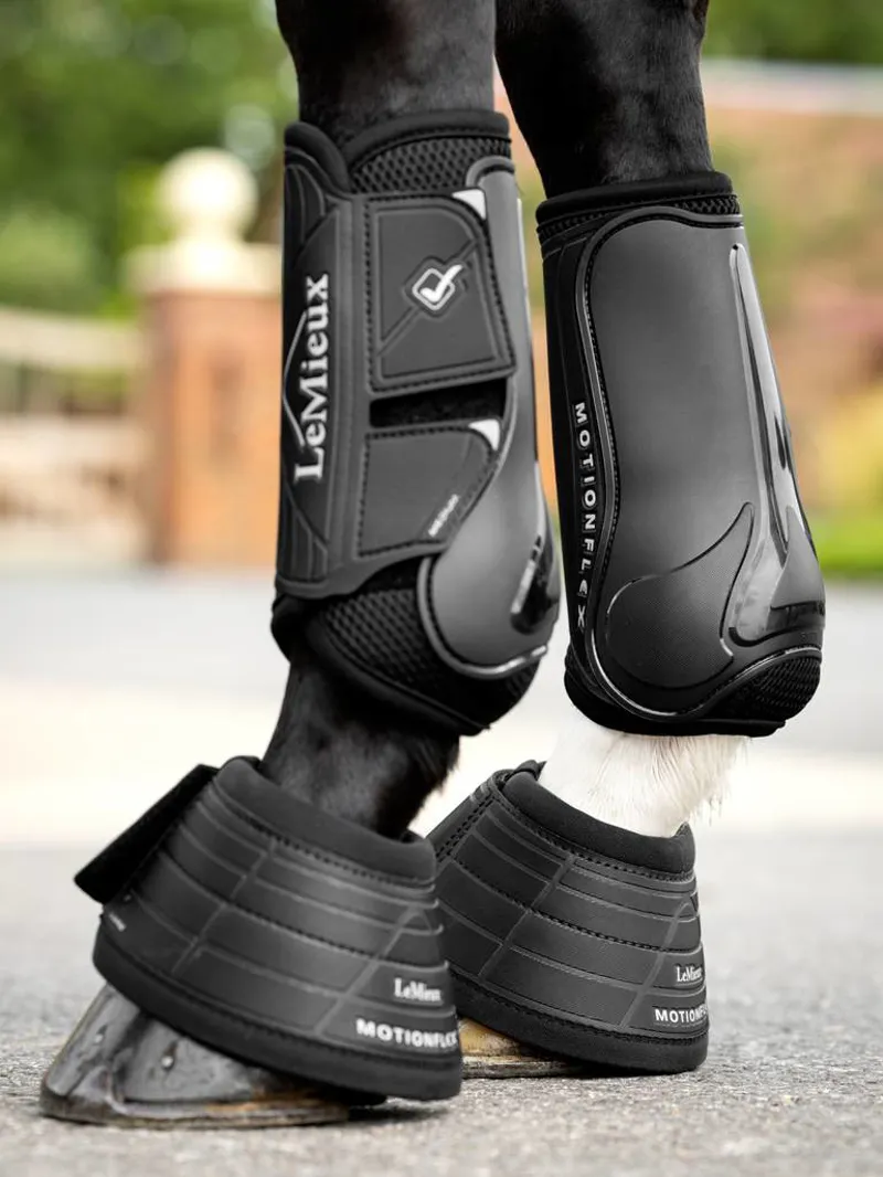 LeMieux Motionflex Over Reach Boots in Black-2